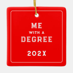 Graduation Photo 2024 Keepsake Ceramic Ornament