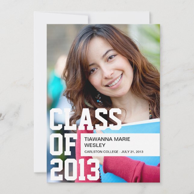 Graduation Photo Announcement (Front)
