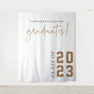 Graduation Photo Backdrop School Party Banner Sign Tapestry