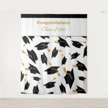 Graduation Photo Backdrop Tapestry
