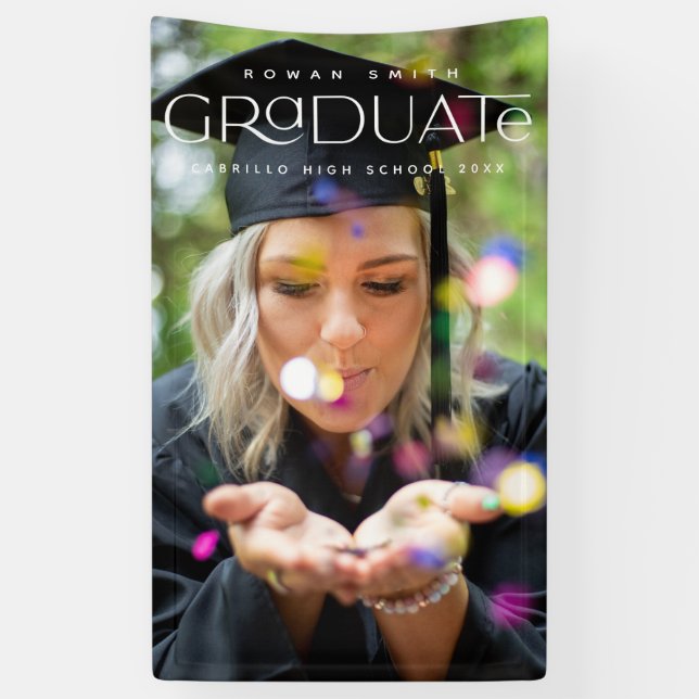 Graduation Photo Banner (Vertical)