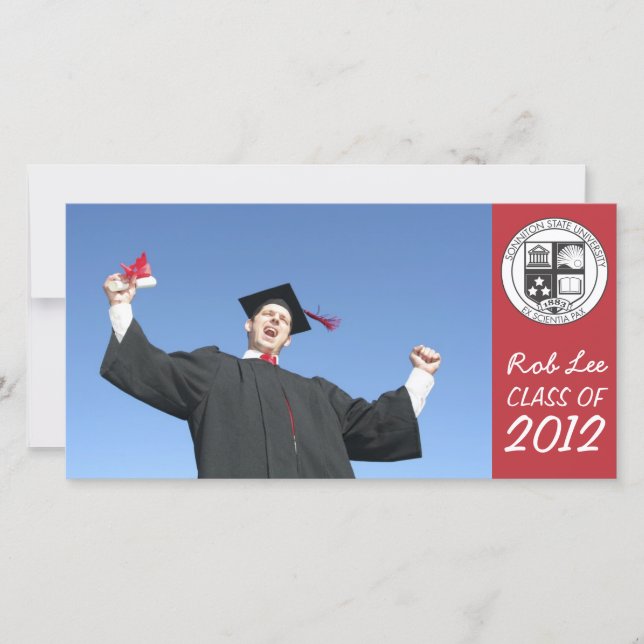 Graduation Photo Card Notice (Front)
