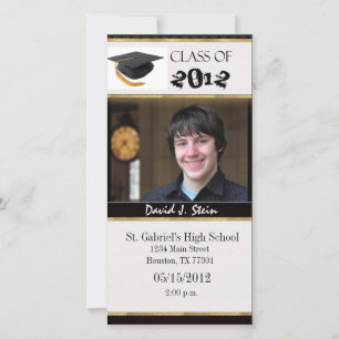 Graduation Photo Card Template