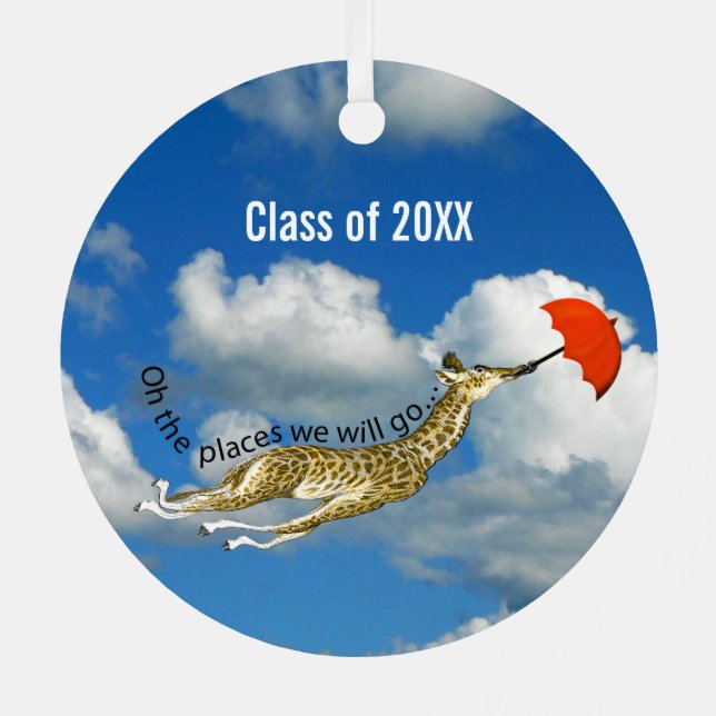 Graduation Photo Christmas Ornaments (Back)