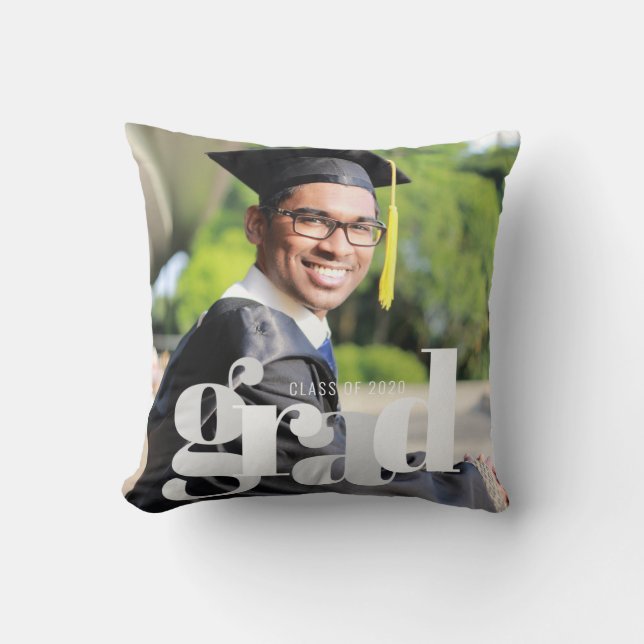 Graduation Photo Class of 2020 Graduate Cushion (Front)