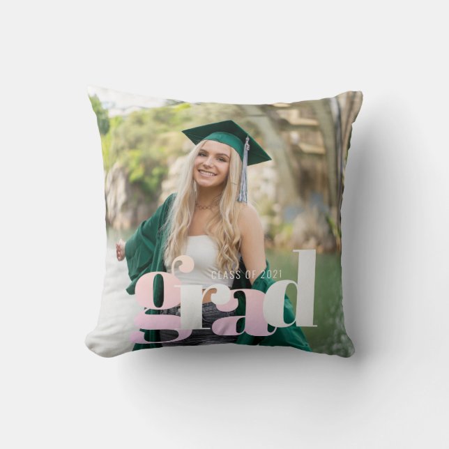Graduation Photo Class of 2022 Graduate Cushion (Front)