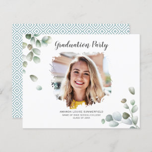 Graduation Photo Class of 2024 Party Invitation