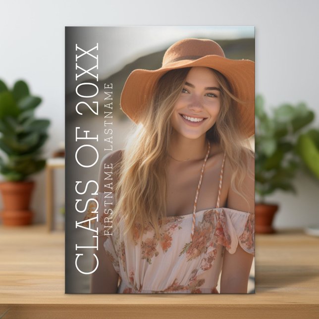 Graduation Photo - Class of Any Year Grad Party Invitation (Custom Graduation Announcement and Invitation)