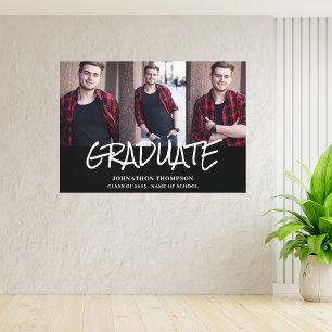 Graduation Photo Collage Canvas Print