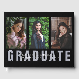Graduation Photo Collage Custom Guest Book