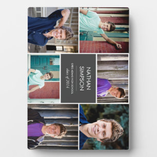 Graduation Photo Collage Plaque (6 Photos)