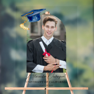 Graduation photo custom Acrylic Sign