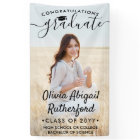 Graduation Photo & Elegant Black Script Class Year