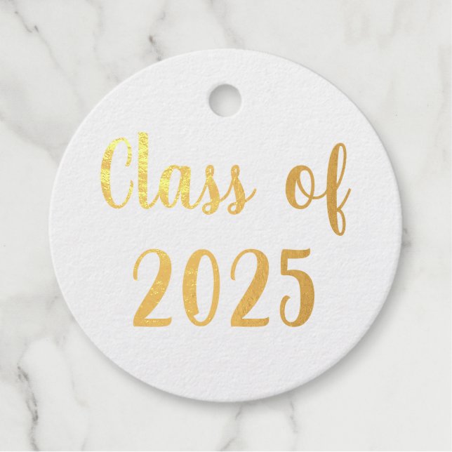 Graduation Photo Favour Tags (Front)