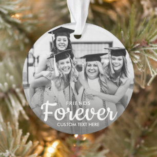 Graduation Photo Friends Forever Memory Keepsake Ornament