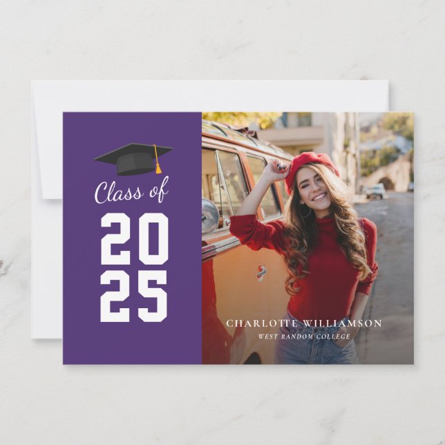 Graduation Photo Grad 2025 Announcement (Front)