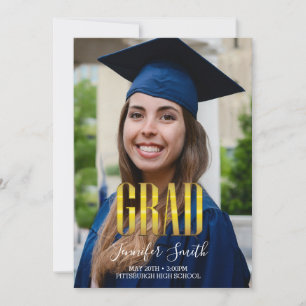 Graduation photo Invitation