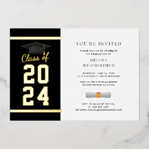 Graduation Photo Modern 2025 Gold