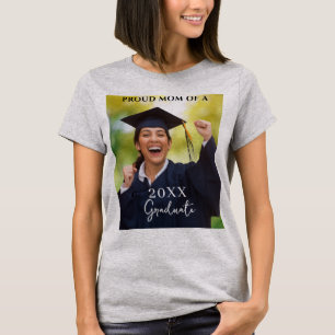 Graduation Photo Proud Mum T-Shirt