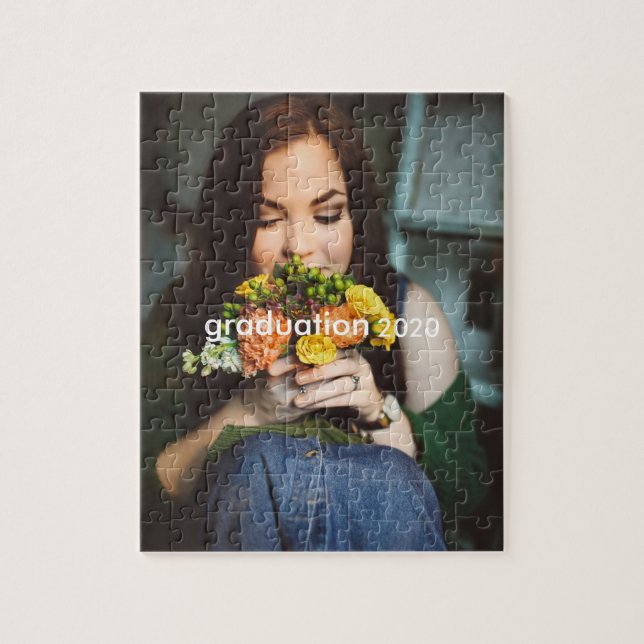 Graduation Photo Puzzle | Makes a Great Gift! (Vertical)