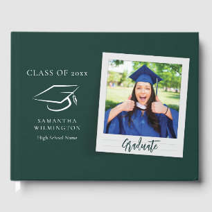 Graduation Photo Script Graduate Party Guest Book