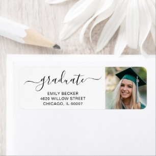 Graduation Photo Script Graduate Return Address