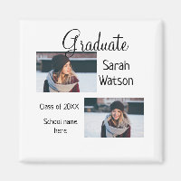 graduation photo simple classic add class year sch