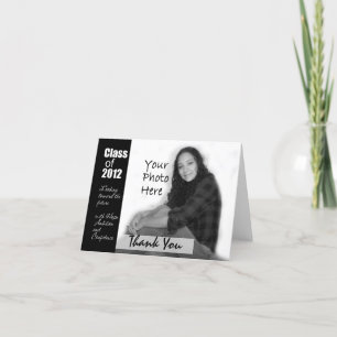 Graduation Photo Thank You Card