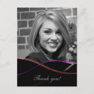 Graduation Photo Thank You Card : Custom