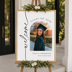 Graduation Photo Welcome Sign
