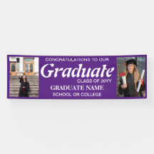 Graduation Photos, Class of Year,Graduate Purple