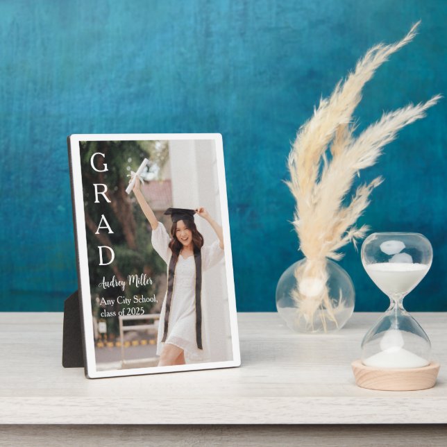 Graduation Plaque with Photo (Side)