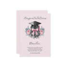 Graduation Poem Girly Grad Cap Congratulations
