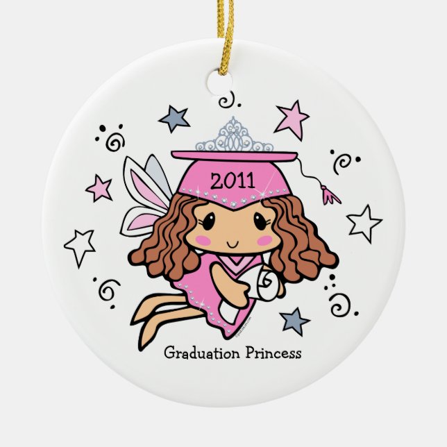 Graduation Princess Ornament (Front)