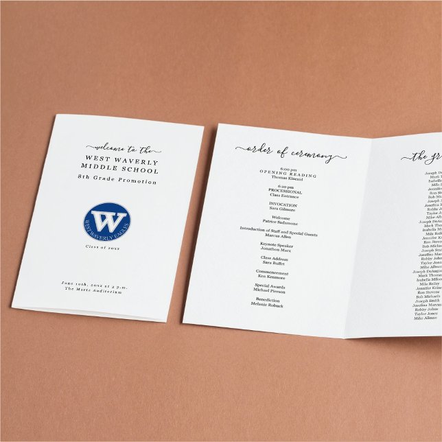 Graduation Program (1 column version) Flyer (Creator Uploaded)