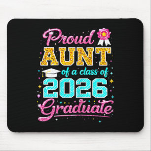 Graduation Proud Aunt Of A 2026 Graduate Family Ma Mouse Mat