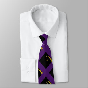 Graduation Purple Tie