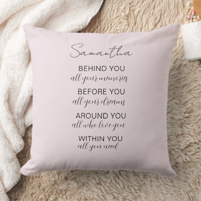 Graduation Quote Cushion (Blanket)
