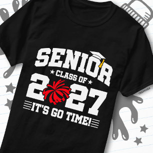 Graduation Quote Year Cheer Senior Class of 2027 T-Shirt