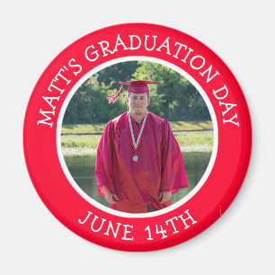 Graduation Reminder Personalised Photo Magnet