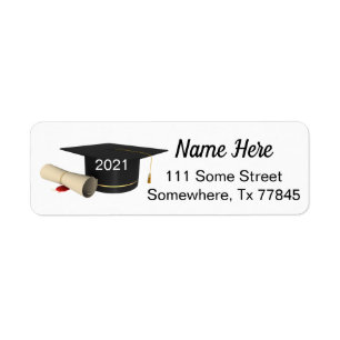 Graduation Return Address Labels 2022