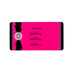 GRADUATION RETURN LABEL_DIAMONDS/BOW LABEL