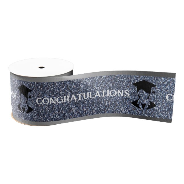 Graduation Satin Ribbon Grosgrain Ribbon (Spool)
