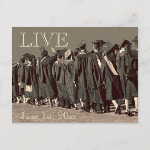 Graduation Save The Date Graduates Postcard