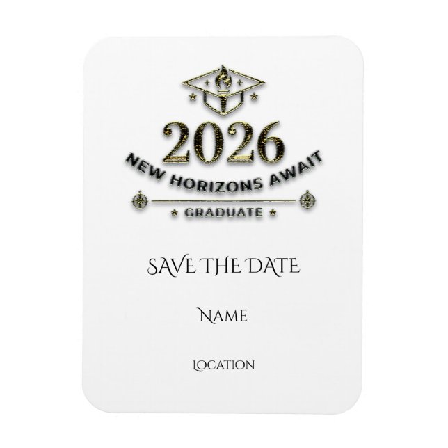 Graduation Save the Date Magnet / Imán Graduación (Vertical)