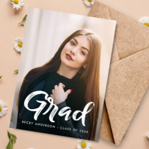 graduation save the date postcard