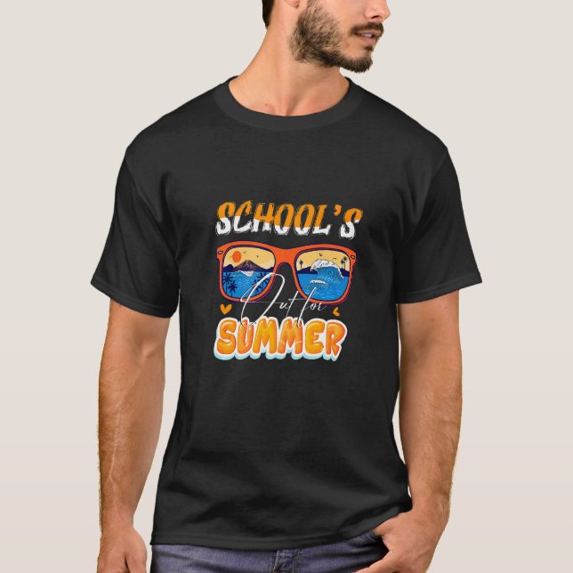 Graduation  Schools Out For Summer Students Teache T-Shirt (Front)
