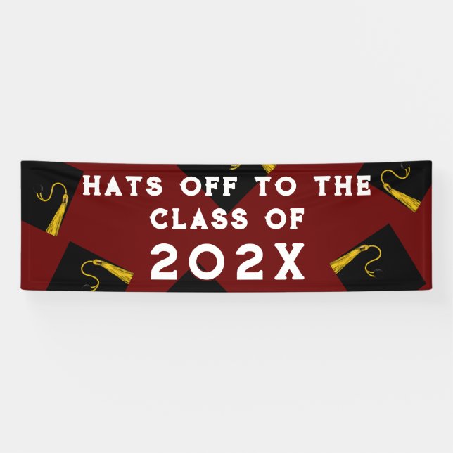 Graduation Senior Class 2025 Banner (Horizontal)