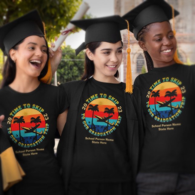 Graduation Senior Class Trip 2023 Personalise      T-Shirt (Creator Uploaded)