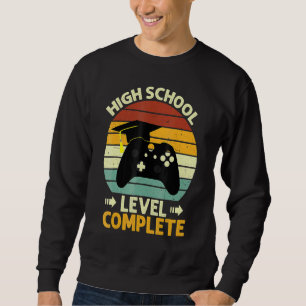 Graduation Senior Gamer High School Grad Sweatshirt